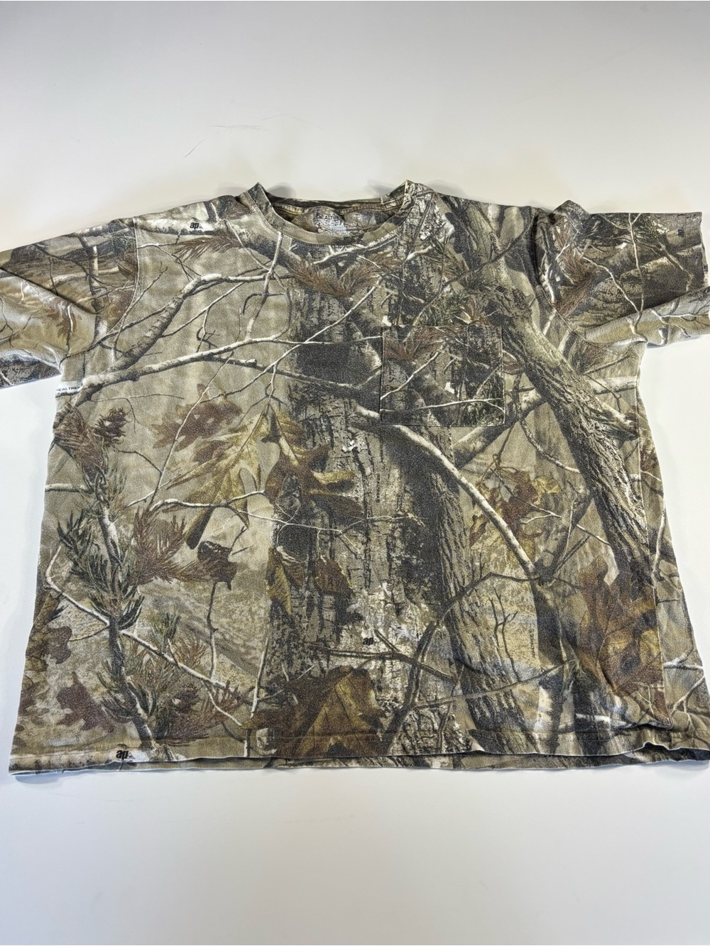 Real Tree Camouflage T Shirt Men's XL